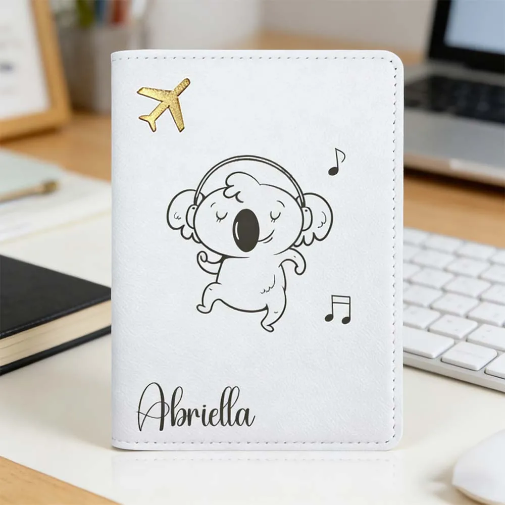 

Персонализированная обложка для паспорта с именем, подарок для бабушки и дедушки, кожаная обложка для паспорта с тиснением, классический стиль, 1 шт.