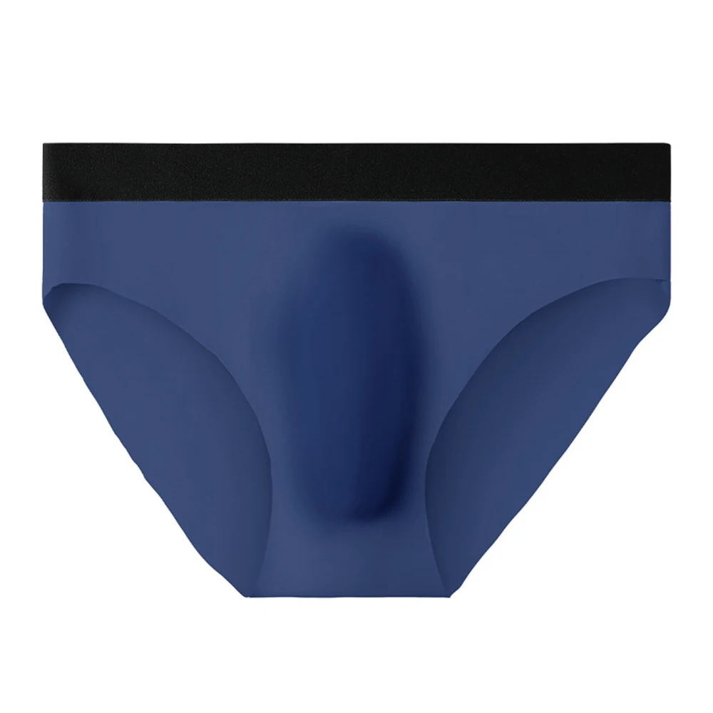 

1pc Comfortable Panties Mens Sheer Ice Silk Seamless Breathable Ultrathin Briefs Underwear Underpants Quick Drying