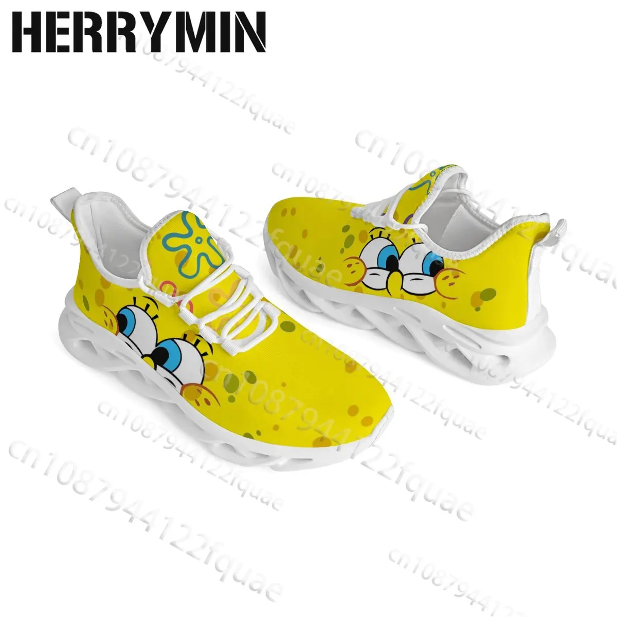 Picture 4: Unique Yellow Spotted Cartoon Print Blade Sole Sneakers For boys girls Children shoes  Casual Walking Run Shoes 2026