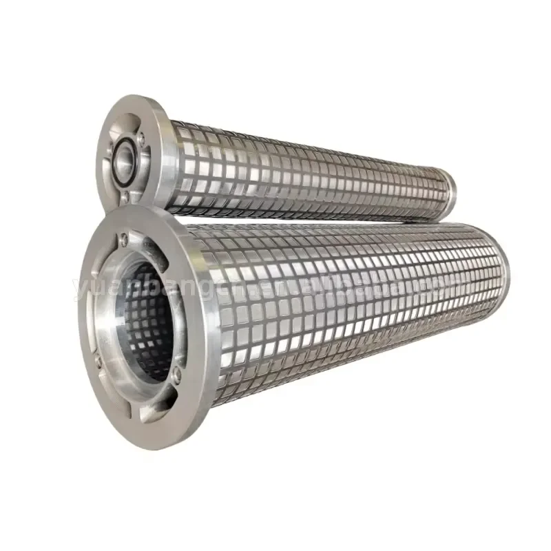 POKE 304 Stainless Steel LY-15-10W Replacement Filter Element for Steam Turbine Lube Oil 10 Micron Pleated