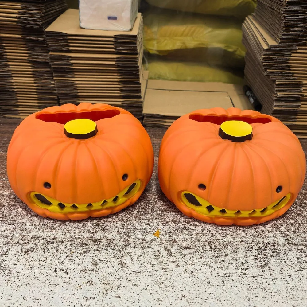 

Halloween Pumpkinn Tissue Box Model Toy Decorative Pumpkin Paper Storage Box Collectible Gnash Pumpkin Ornament Decoration