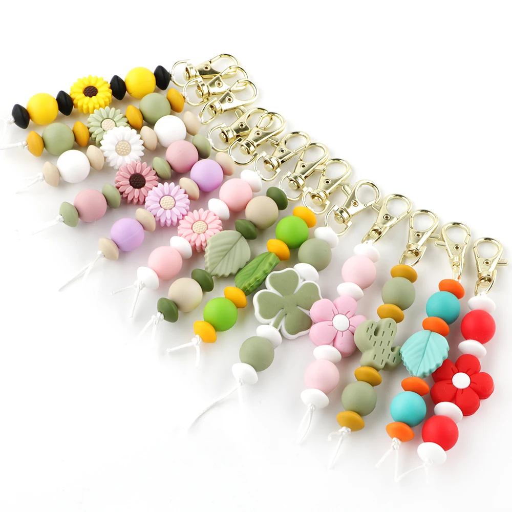 38Pcs/set Loose Silicone Beads Set Silicone Round Bead Hexagon Bead For Bracelet Necklace Jewelry Handmade Accessories