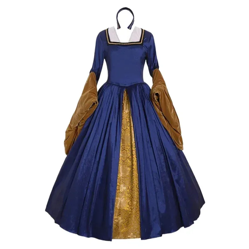 

Women Renaissance Dress Mary Princess Cosplay Costumes Halloween Birthday Party Costume Queen Ball Gown Carnival Medieval DNSJ12