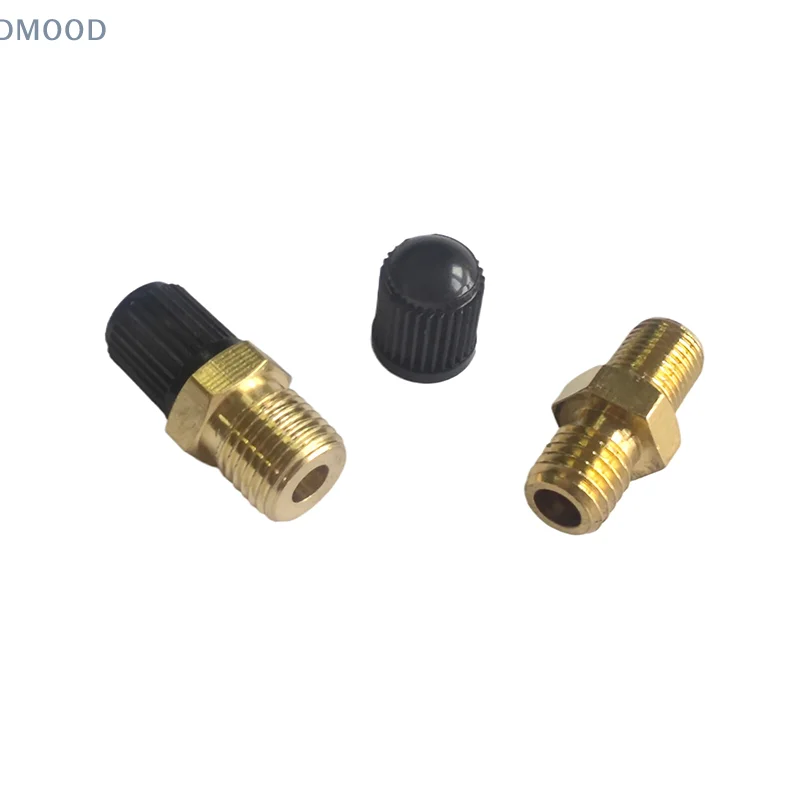 1PC DIY Accessories Air Compressor Tank Fill Valve Hexagonal Brass Tank Fill Valve M8/M10 Threaded Valve Core