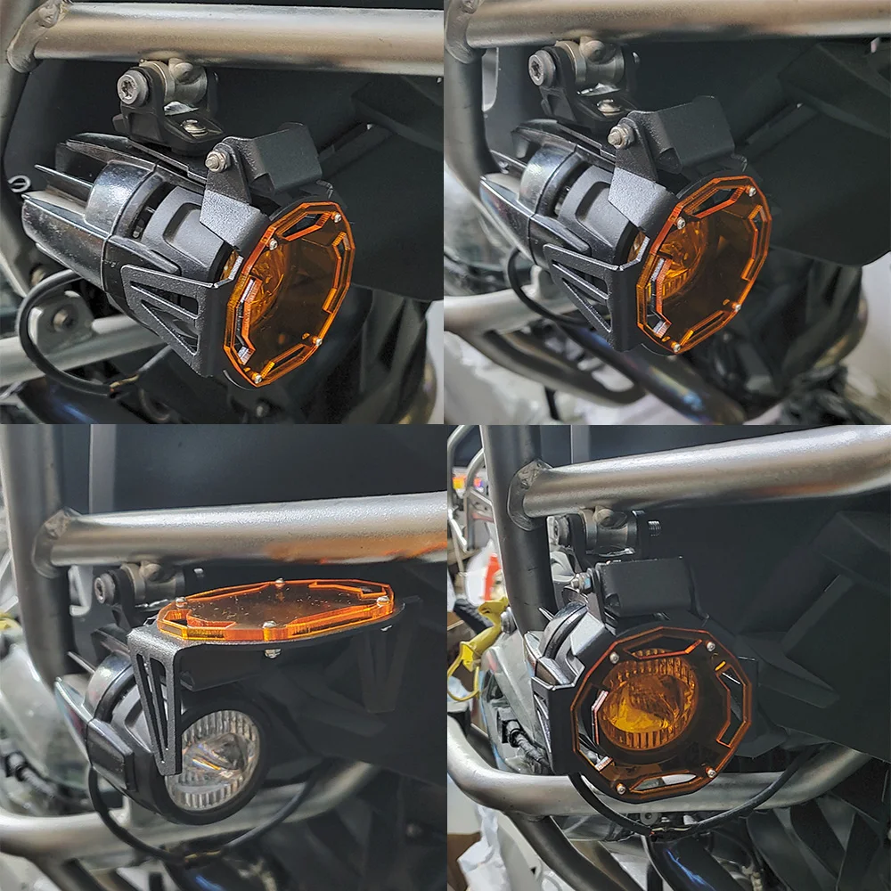 F800GS F750GS Flipable Fog Light Protector Guard Lamp Cover Shiled For BMW R1200GS LC R1250GS Adventure R1250 GSA F850GS ADV