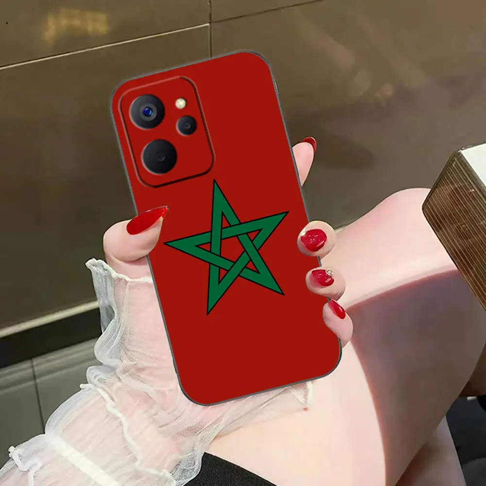 Marocco Bandiera Passaporto Foto Personalizzata Cassa Del Telefono Per OPPO Realme 14 13 12 11 10 9 9I 8 8I 7 7I 6 5 5I 5S Pro Plus Caso Funda Shell