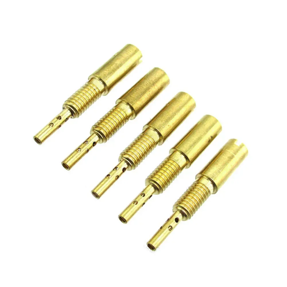 5 uds carburador de chorros lentos 15 17,5 20 22,5 25 para Mikuni Carb VM22-3847 VM26-672U piezas de carburador ATV de carreras