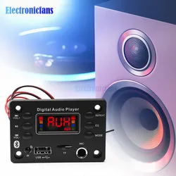 DC 12V Bluetooth Audio Decoder Board Audio Module USB FM Radio Lossless MP3 WMA WAV FLAC APE Decoder Board Module