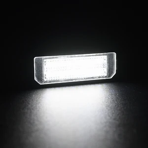 Luz de matrícula LED, Auto Tag Lâmpada, VW Golf IV V VI VII MK4 MK5 MK6 MK7 Polo III IV V 6N2 9N 9N2 9N3 6R Passat B7 B8 CC 12 principais vendas emblema vw polo 2007 - №9