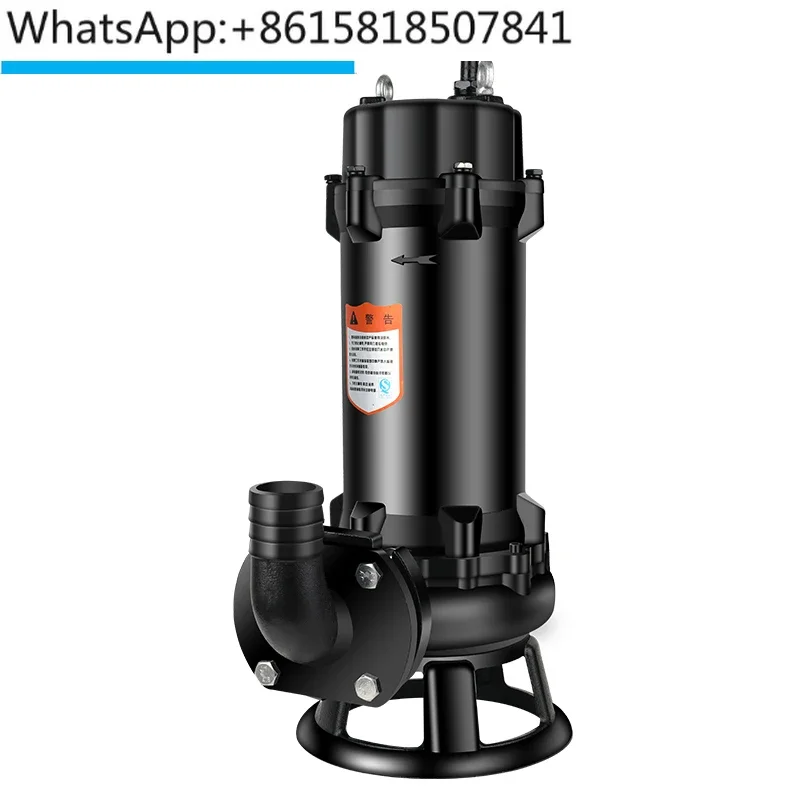 

Cutting type sewage pump 220V household septic tank non clogged submersible sewage pump 380V three-phase