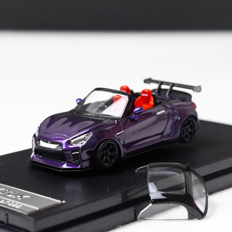 SH 1/64 Nissan GTR LB Copen Legierung Spielzeug Kraftfahrzeug Druckguss Metall Modell Geschenke