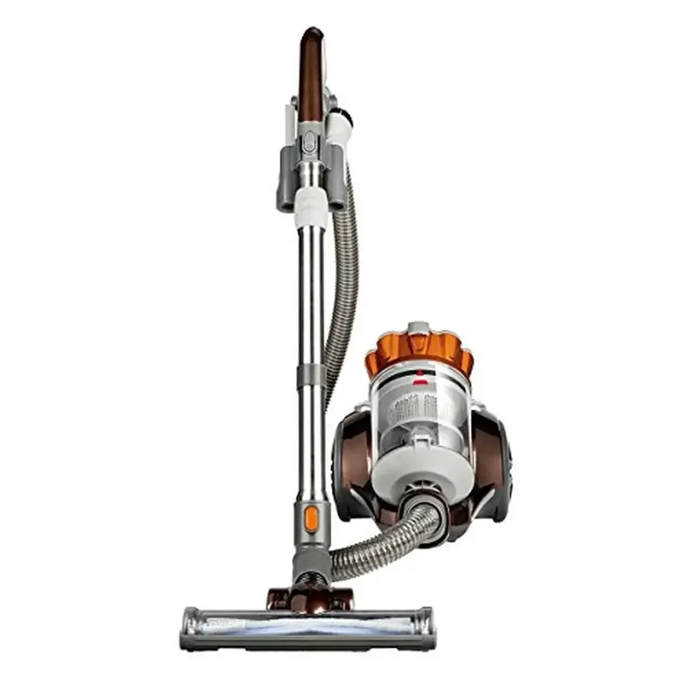 Corded Canister Vacuum Multi-Cyclonic Technology Hard Floor Turbine Foot Compact Lightweight Design Easy Empty Dirt Tank 120