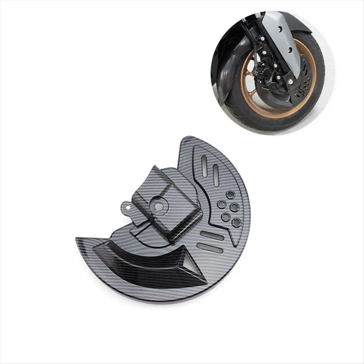 Compatible Motorcycle Front Brake Disc Cover for Yamaha NMAX V3 Turbo NMAX155 2025 Brake Disk Guard Protection Accessories