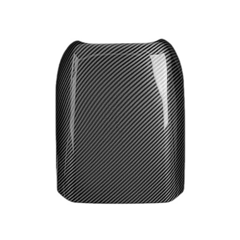 

For Porsche Cayenne 2018-2022 Car Center Console Armrest Storage Box Protective Cover ABS Carbon Fiber