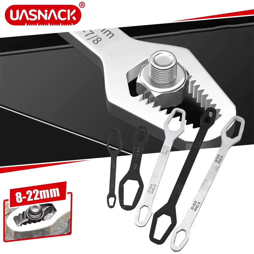 Llave Torx Universal ajustable multifunción, herramienta de reparación Manual para bicicleta, motocicleta y coche, 8-22MM