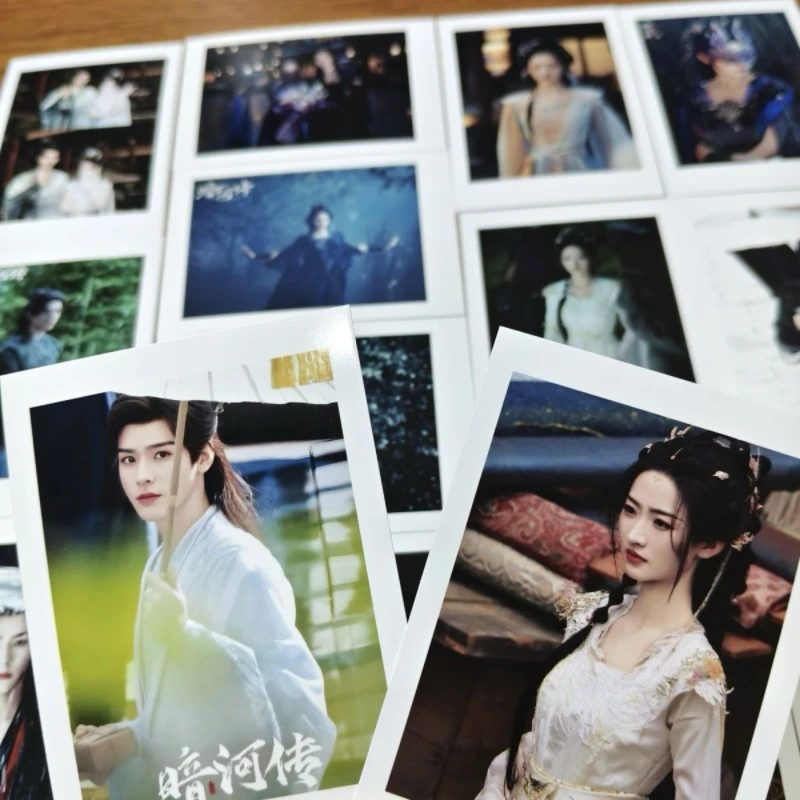 30/50 unidades sin repetición Simon Gong Jun Peng Xiaoran HD cartel Lomo Card Pai Li De TV The Dark River Drama Stills tarjetas pequeñas de 3 pulgadas