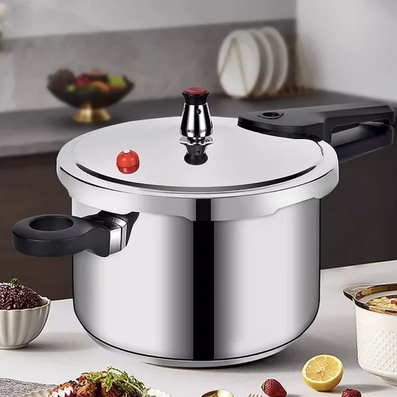 Classical Home Pressure cooker Stainless steel Cooking pot 80Kpa Uncoated Stewpot pressure cooker Anti explosion pressure canner