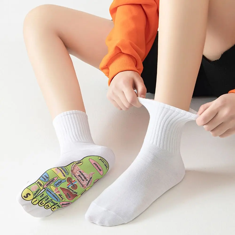 Pressure Socks Acupressure Reflexology Socks with Massage Tool Feet Massage Tool Feet Massage Socks Acupoint Schematic Socks