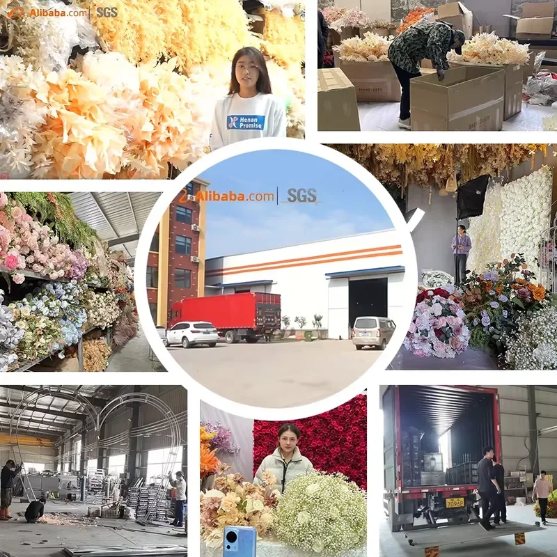Eucalyptus Leaf-based Healing Green Silk Artificial Flower Wall Pink Misty Roses Entwined White Orchids Realistic Top Choice