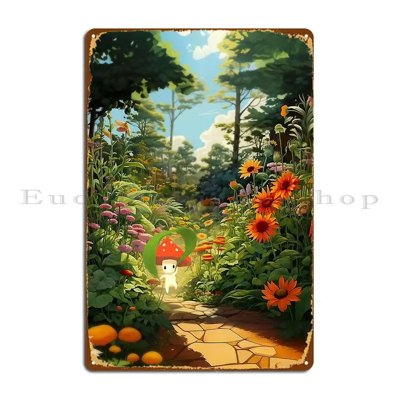 Smushi Come Home Landing In The Garden Metal Plaque Cinema Customize Wall Decor Plaques Designing Tin Sign Poster