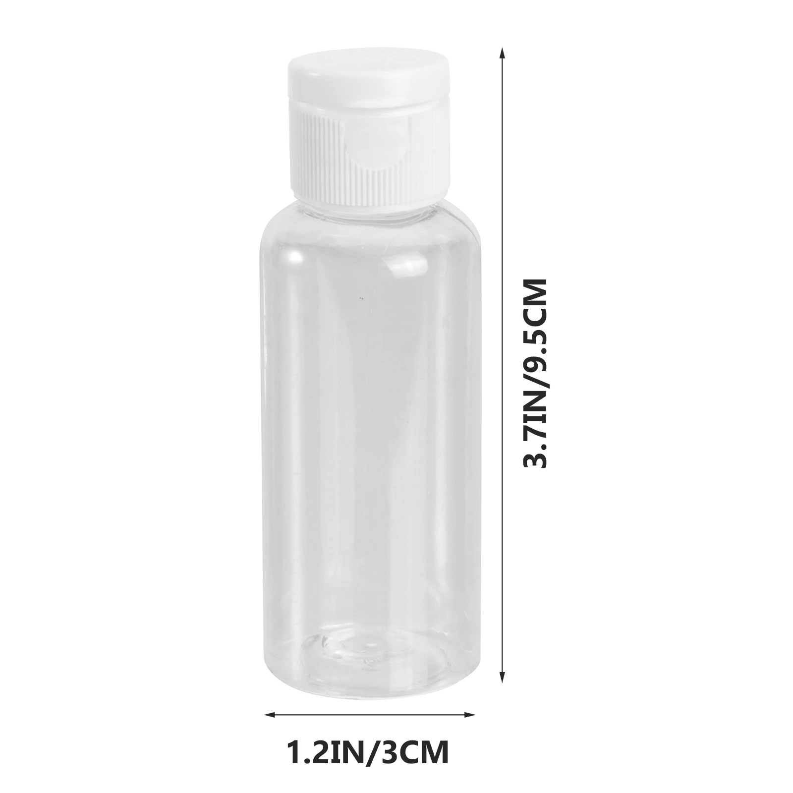

10pcs 50Ml Travel Refill Bottles Empty Plastic Containers With Caps Leakproof Squeeze Dispenser Durable Transparent