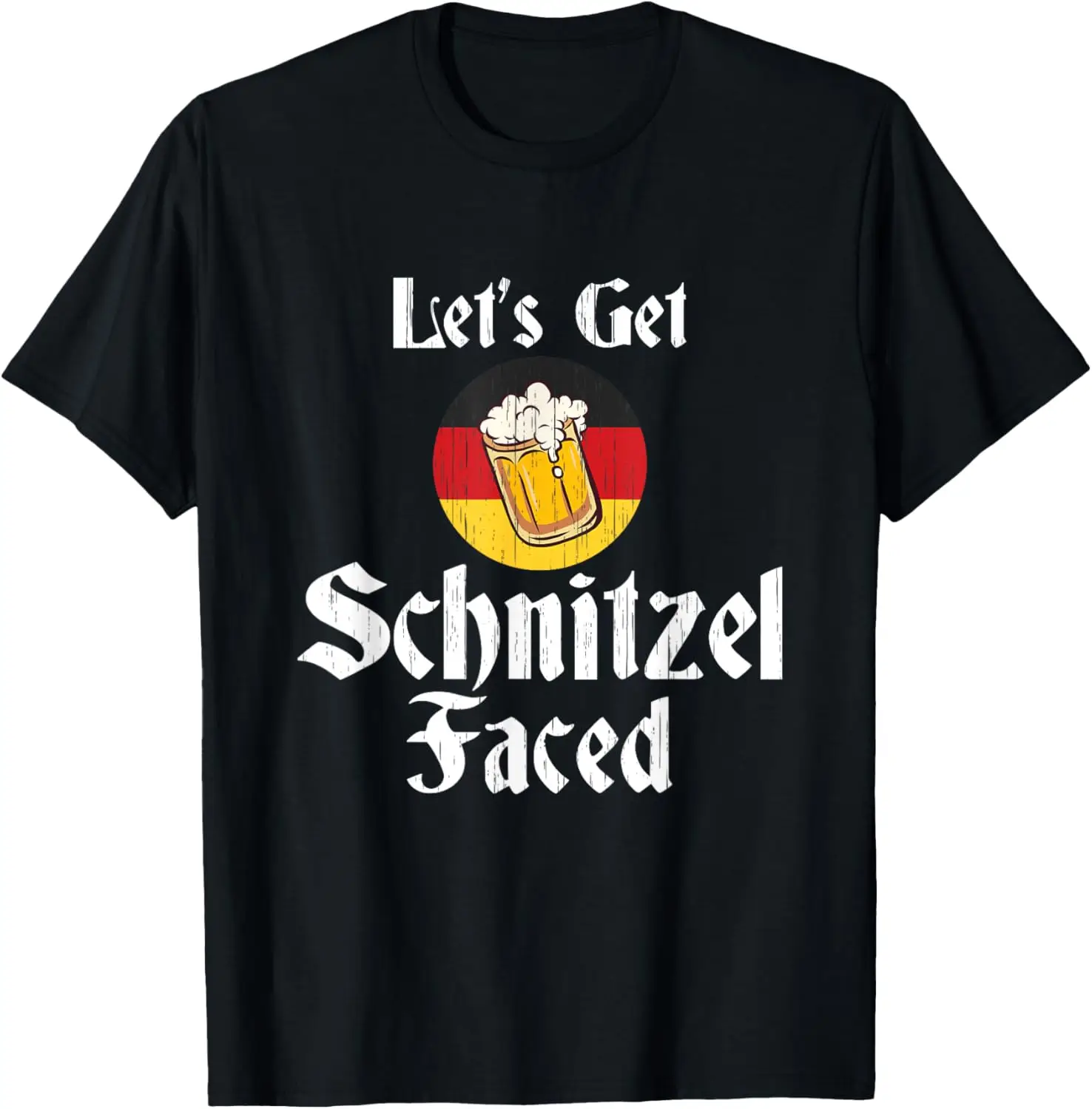 

Подарочная футболка Let's Get Schnitzel Faced с немецким пивом на Октоберфест