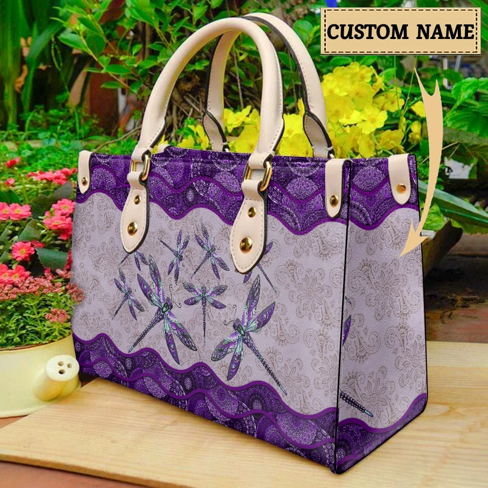 

Dragonfly Lovers New Fashion Totes Luxury Hand Bags for Women Elegant Handbags Personalized Designer Female Bolsas Para Mujeres