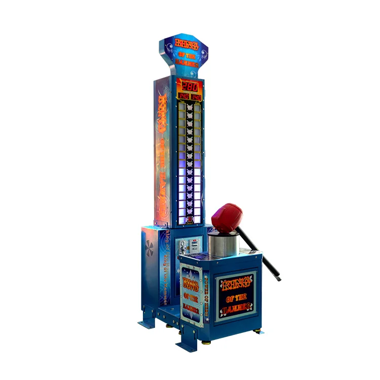 

Wholesale Indoor Amusement Game Coin Operated Arcade King Hammer Electronic Boxing Game Machine
