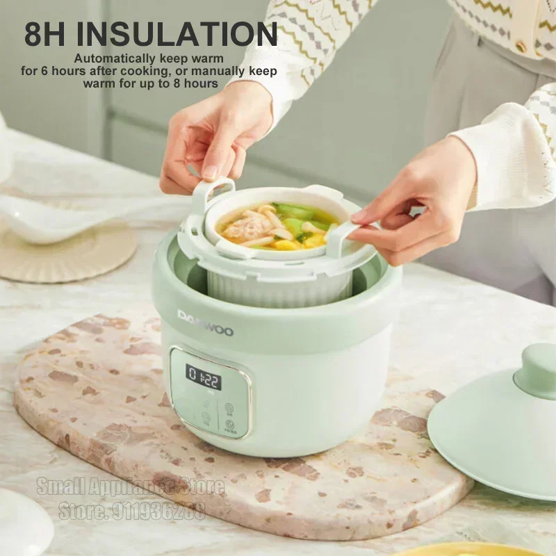 220V Electric Stewpot for Baby Food and Soup with Automatic Temperature Control