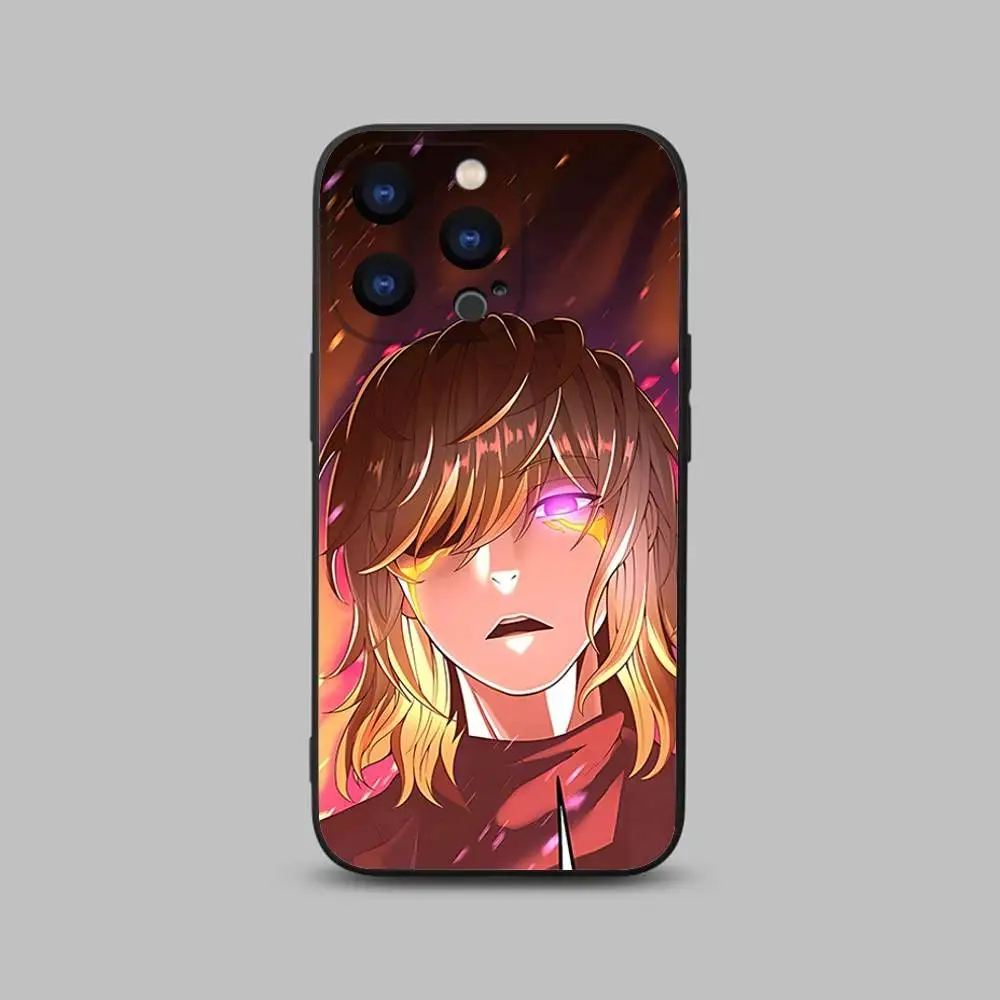 حافظة هاتف The Beginning After End لهاتف iPhone 17,16,15,14,13,12,11,Pro,Max,Plus,X,XS,SE4,E,Mini,Soft Black Case