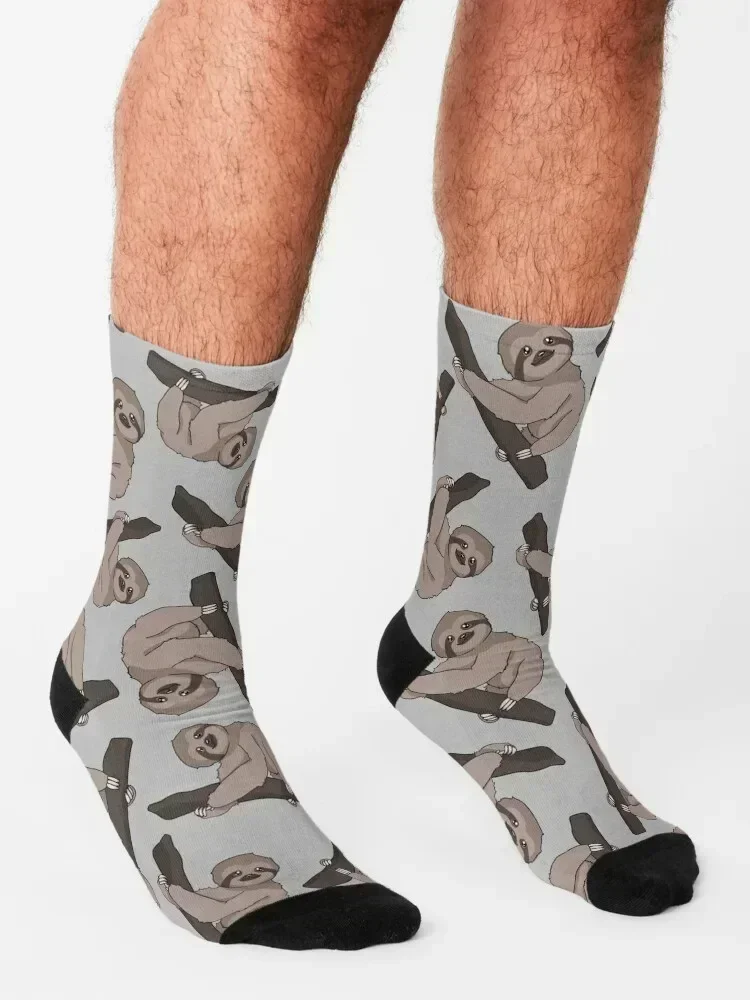 Sloth Pattern Socks Children's sheer Stockings funny sock Socks Women Men's