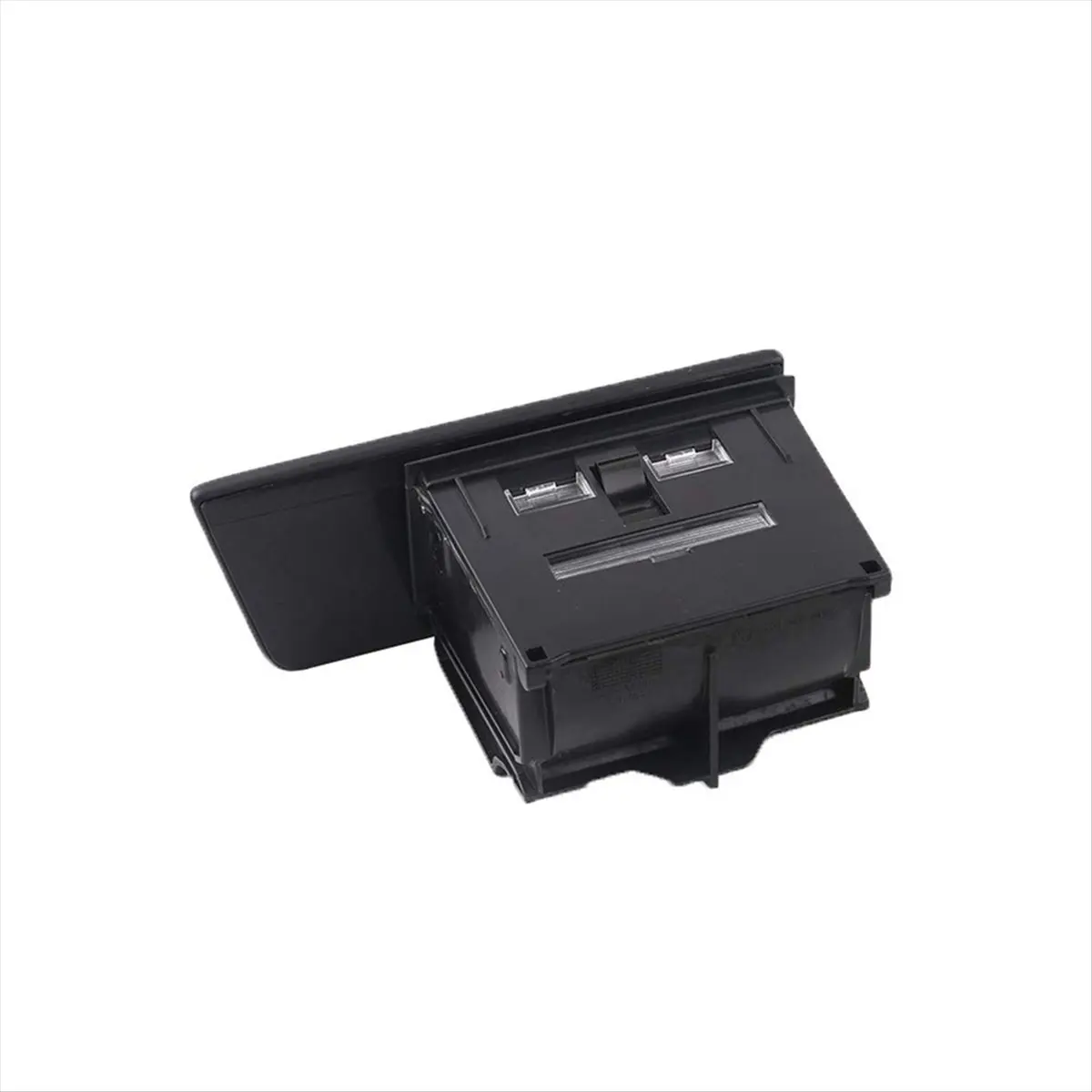 Compatible Black LHD Ashtray Console Storage Box Insert for VW Tiguan Golf Plus 2009-2014 5M1857309B 5ND857961
