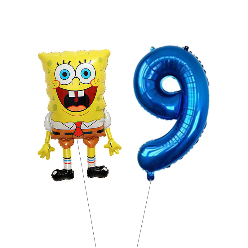 Niedliche SpongeBob Schwammkopf Aluminiumfolien-Ballons für Kindergeburtstage, Babypartys, Eventdekoration und Partyzubehör – Detail 27