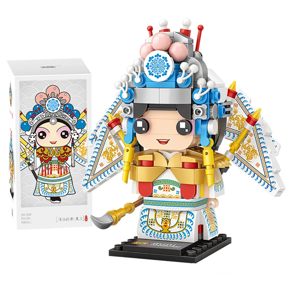 Sun Wukong Building Blocks Toy Set Ideal Desktop Decoration Perfect Gift for Chinese Opera Classical Character Enthusiasts\' Joy