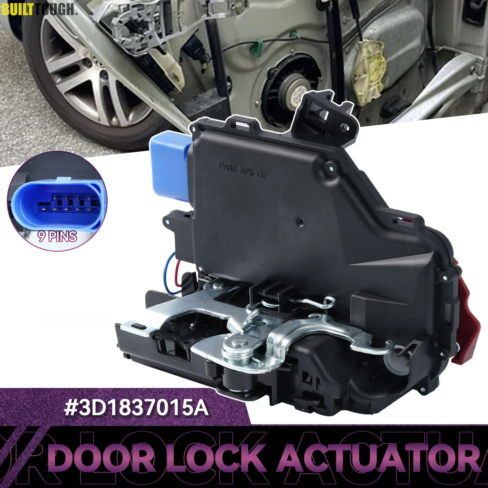 

Front Left Door Lock Actuator For Porsche Cayenne For Seat For VW Golf Mk5 Caddy Jetta Touareg Touran Phaeton Skoda 3D1837015A