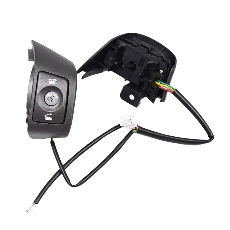 Exquisite Car Steering Wheel Volume Adjustment Switch Answer Call Switch Button With Wiring Harness For Toyota RAV4 2009-2011