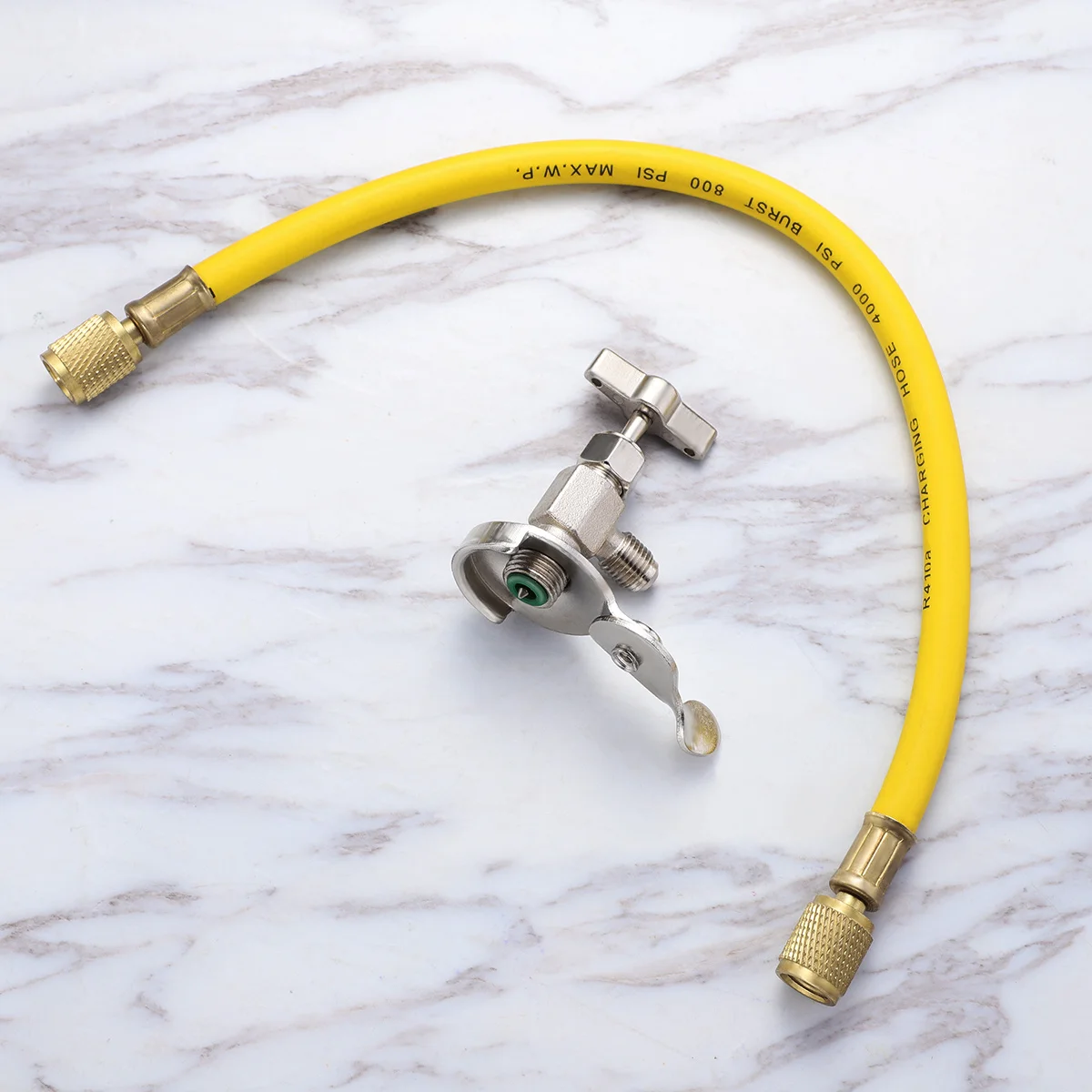 

1Pcs R134a Refrigerant Charging Hose Strong Construction for Vehicle Air Conditioning R134a Recharge Can