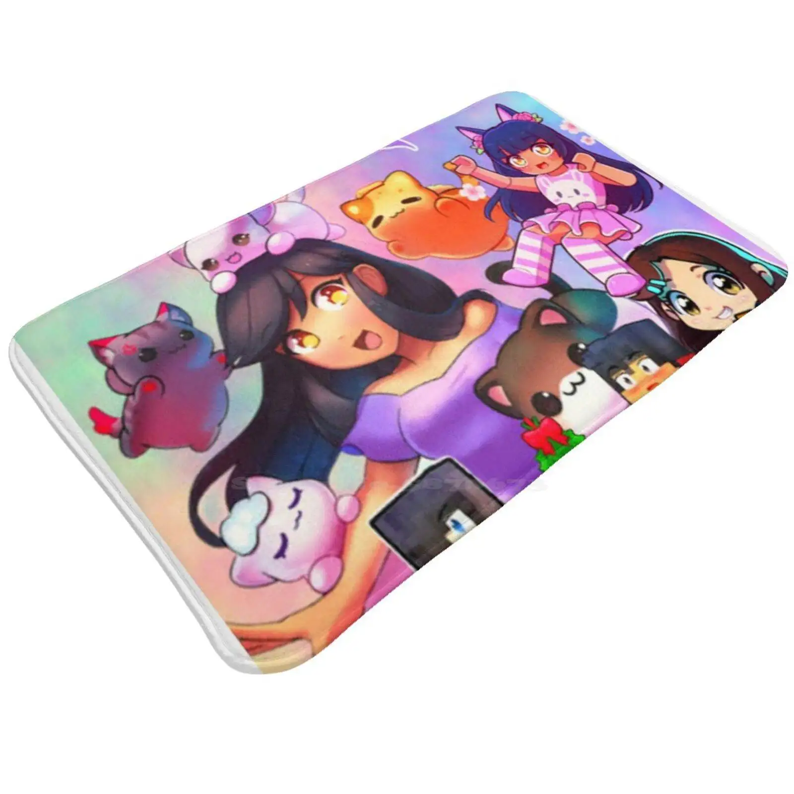 Aphmau-Cute Art Soft House Carpet Non-Slip Rug Mat Aphmua Aphmau Princess Aphmau Youtube Aphmau Kids Aphmau Fairy Aphmau