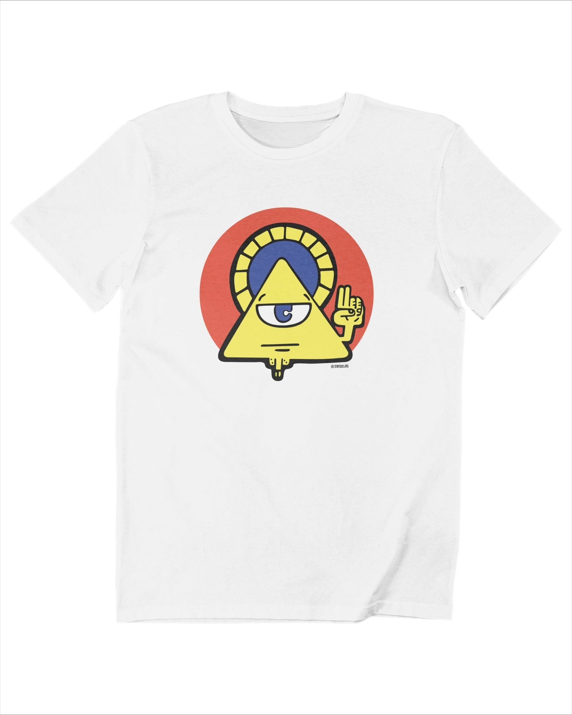 

Omniscient Eyes Graphic Printing Summer Luxury Brands Cotton Men's and Women's T-Shirts Short Sleeves Street Fashion Trends