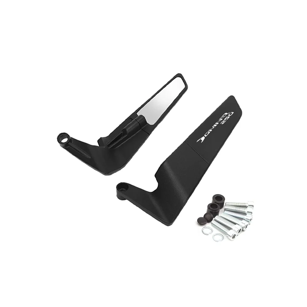 For Bajaj Dominar250 Dominar 250 Motorcycle Accessories Rotatable Aluminum Rearview Mirrors Wing Mirrors Stealth Winglets