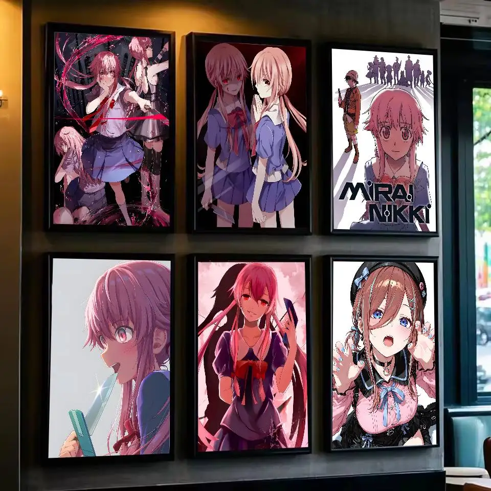 أنيمي الكرتون M-ميراي نيكي المشارك الفن مع المطبوعات غرفة نوم المنزل غرفة المعيشة الديكور هدية #2