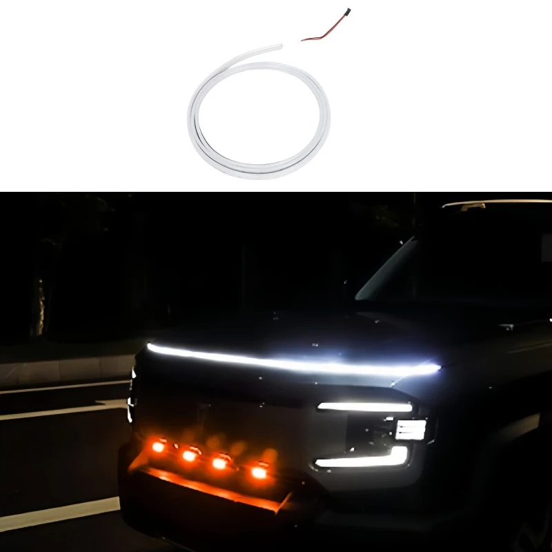 Car Hood Daytime Running Light Decorative Strip Fit for Deepal G318 Modified Auto Hood LED Light Strip Car Exterior Accessories