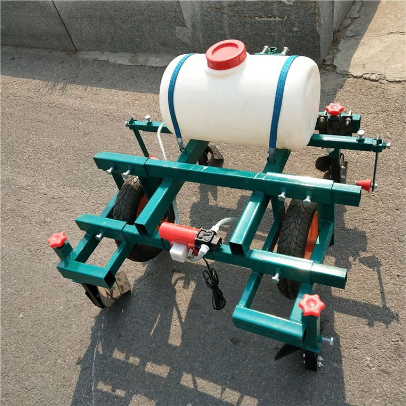 

Energy Saving Hand Operated Tobacco Peanut Crop Mulching Machine Small Pesticide Spraying and Mulching Machine Home Farm Use