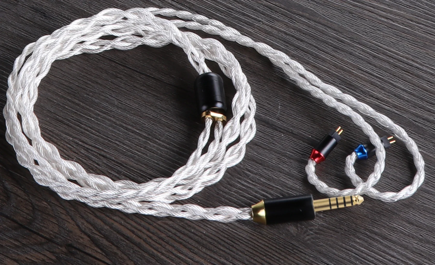 

1.2m Tianshanxue Series Earphone Upgrade Cable Gold Silver Palladium Copper Advanced Element Hybrid Cable