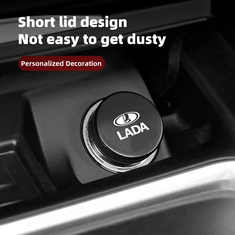 Car Cigarette Lighter Cover Socket Plug Covers Cap For Lada Priora Sedan Sport Kalina Granta Vesta Niva Largus Vaz Samara 2110