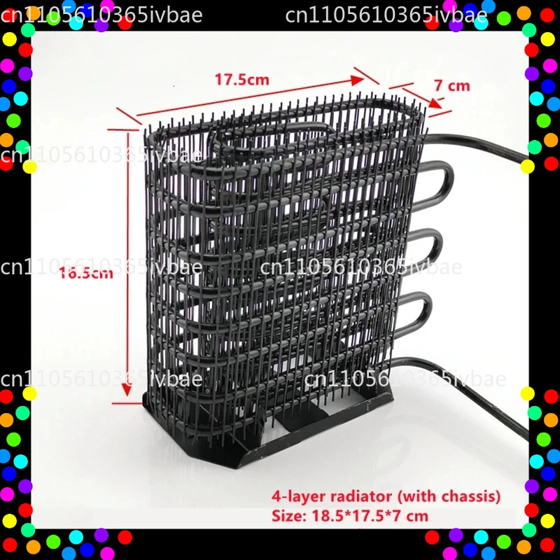 Small Radiator, Refrigeration Refrigerator Opposite Door Freezer Compartment, Evaporator Air-cooled Radiator Mesh Snail Line