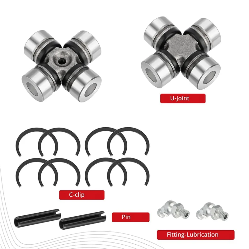 Front Prop Shaft U-Joint 2SET For Polaris RZR Ranger Sportsman General 1000 900 800 700 570 500 2202015 2203703