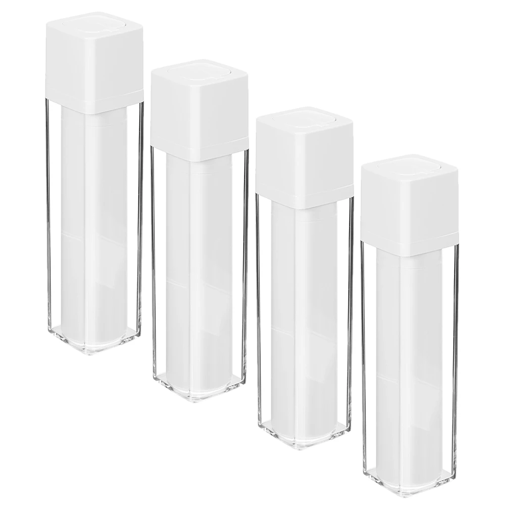 

4pcs Lotion Bottle Travel 50ml Refillable Airless Pump Vacuum Containers Plastic Packaging For Creams