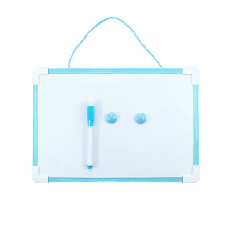 Magnetisch dubbelzijdig whiteboard voor schrijven Uitwisbare kindertekening Graffiti Kantoornotities Droog uitwisbaar hangend prikbord