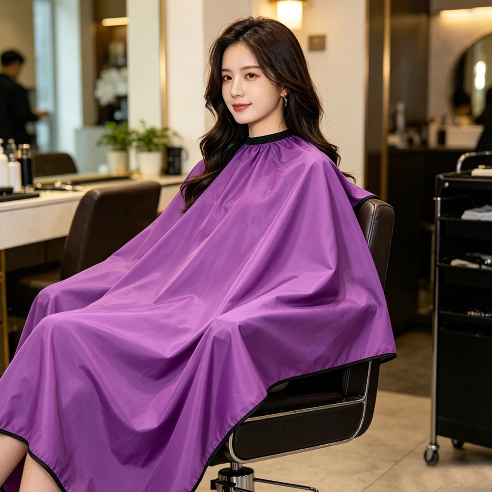Professional Hairdressing Apron Waterproof Barber Cape Durable Stylist Accessory for Salon Use Hair Styling Cover up view 6